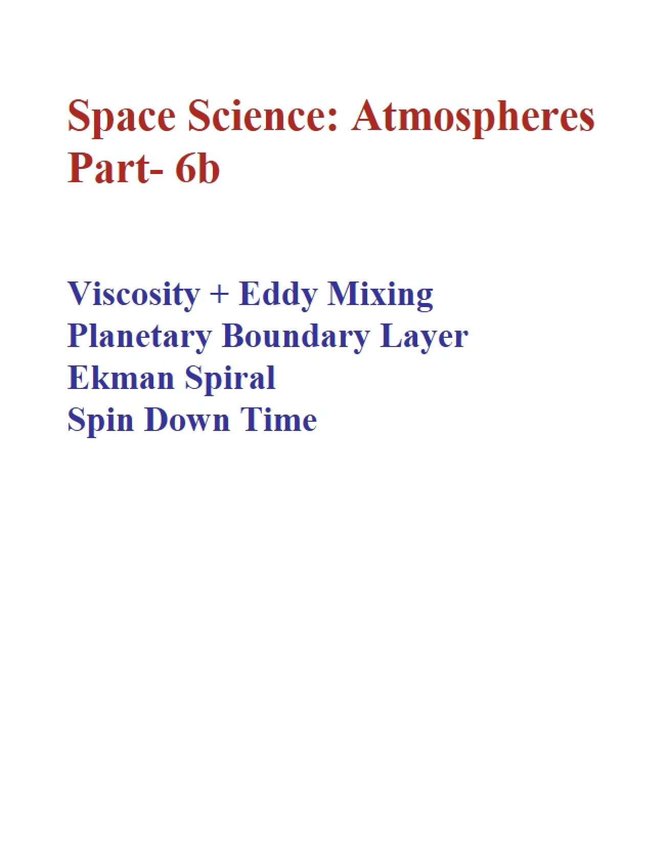 Guide for Study