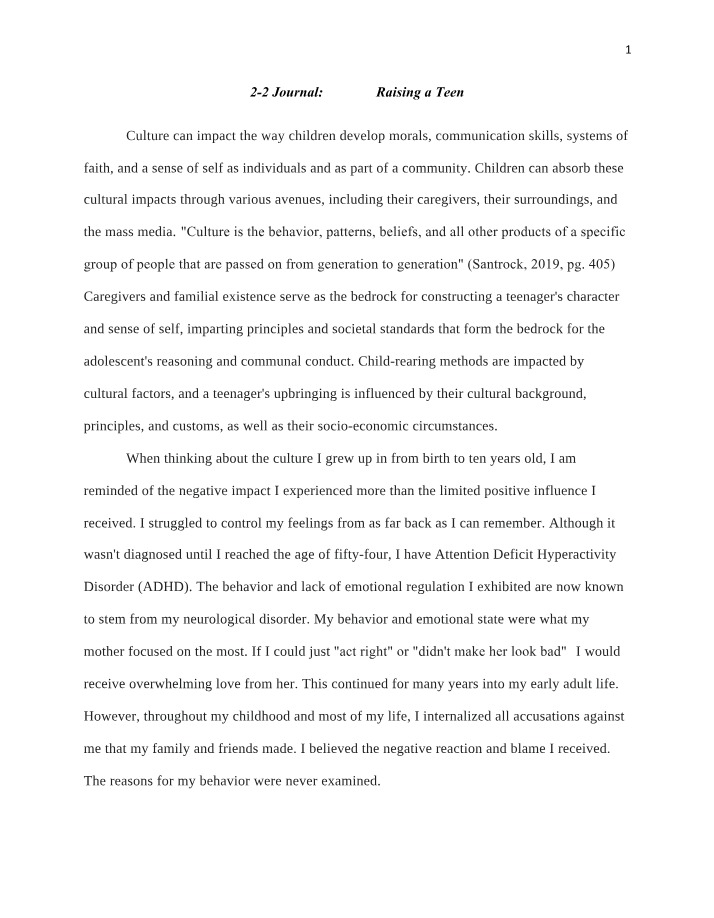 Raising a Teen - A Journal