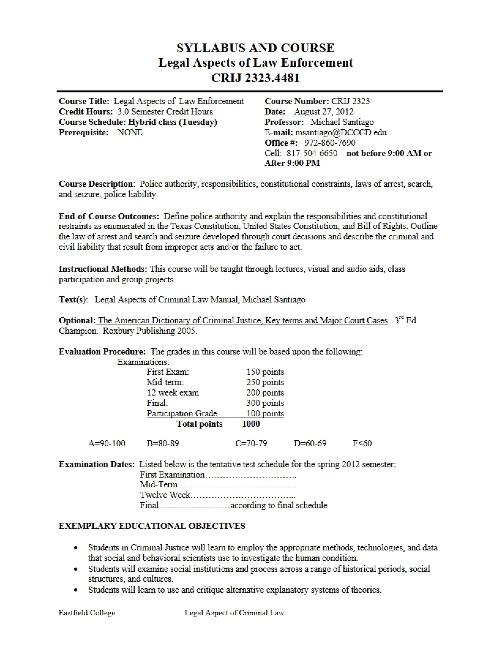 Syllabus