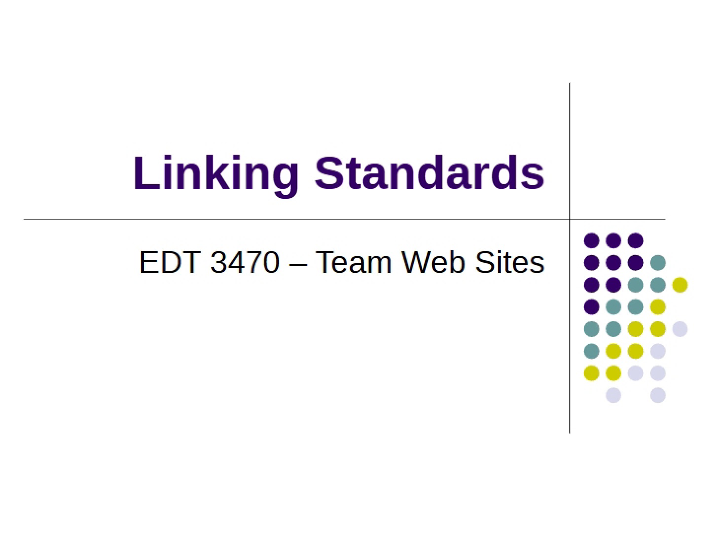 Website Standards Linking