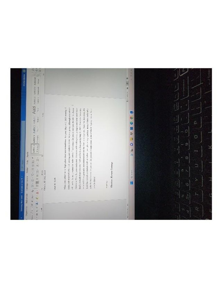 Summer Program Letter of Recommendation