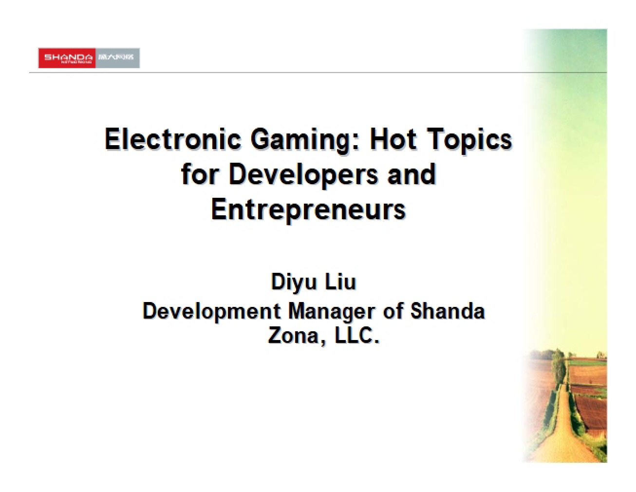 Business of Electronic Gaming