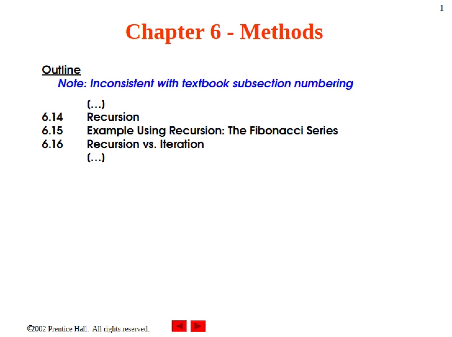 Programming Methods