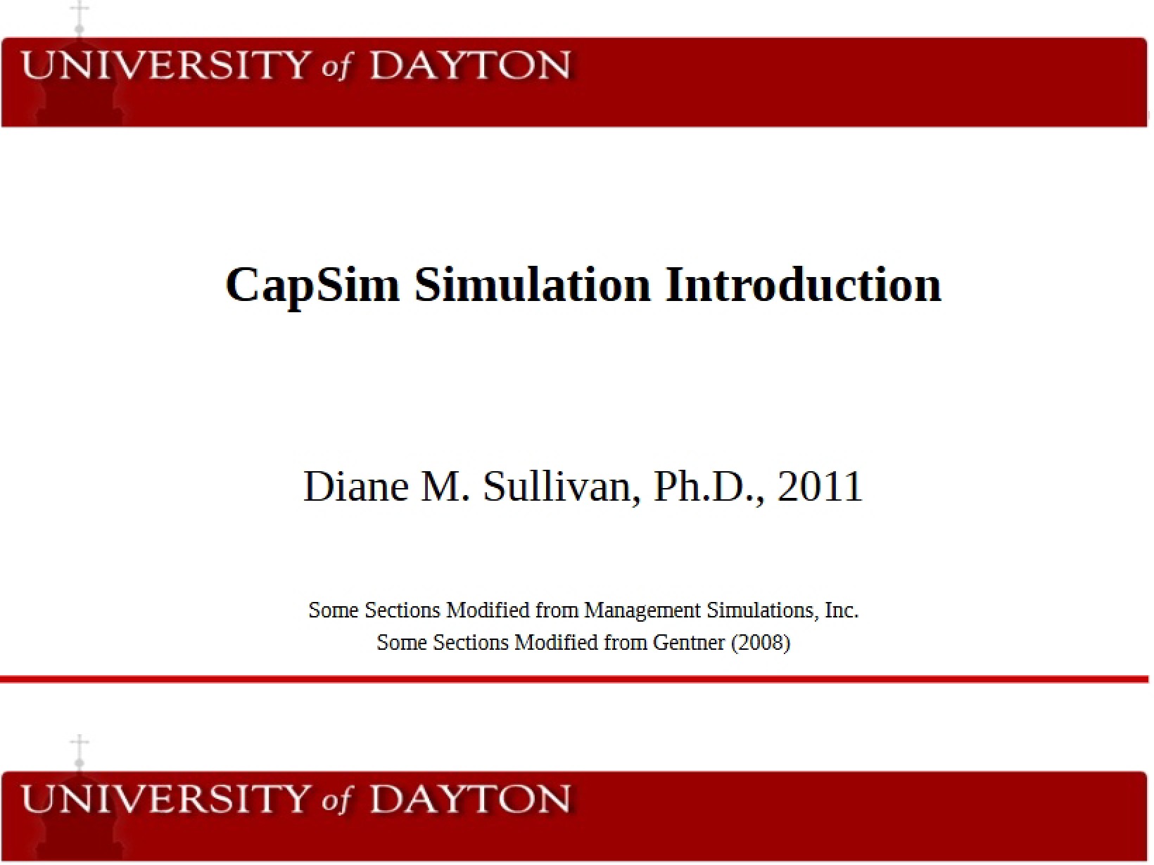 Simulation using CapSim