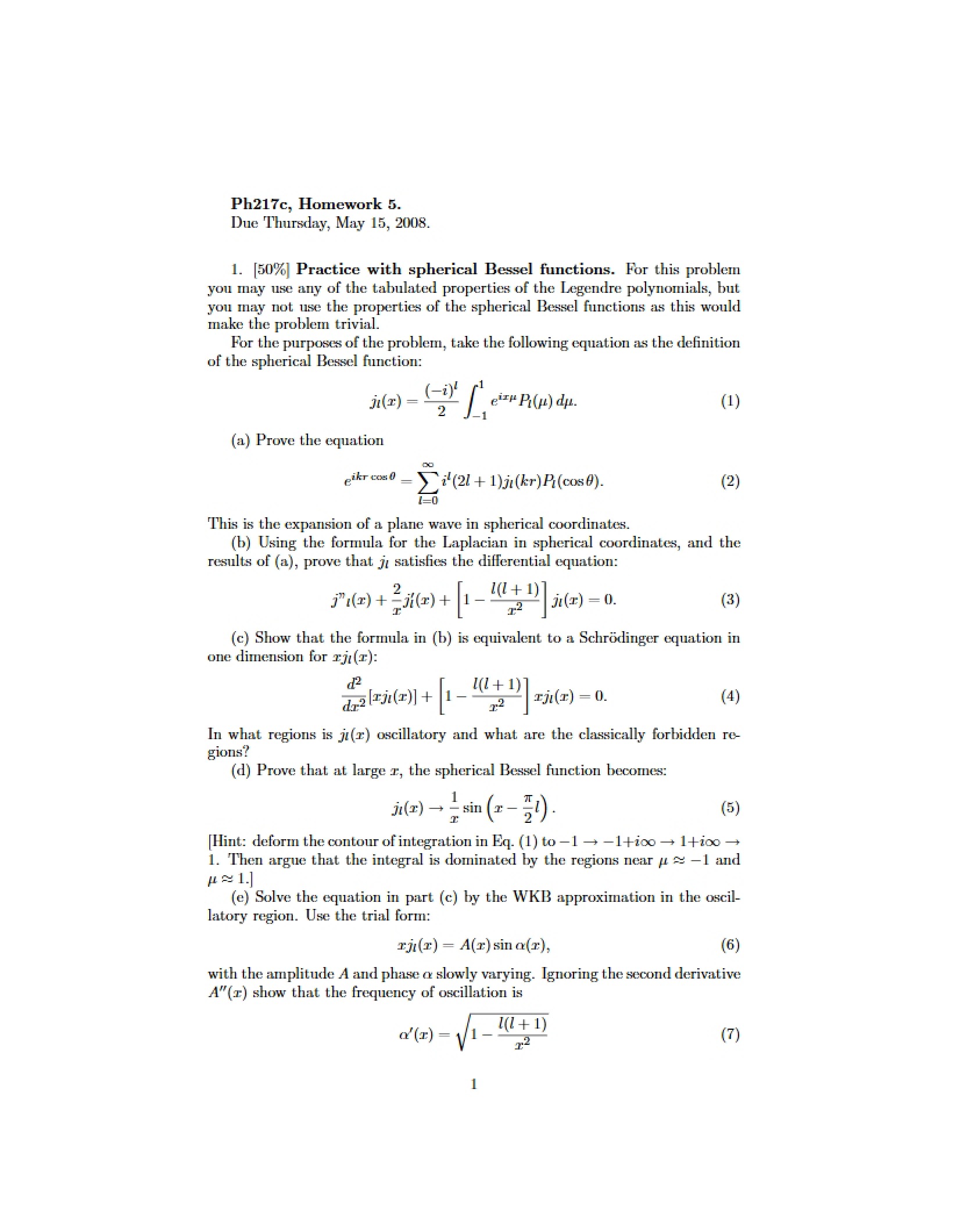 Standard Model Assignment 5