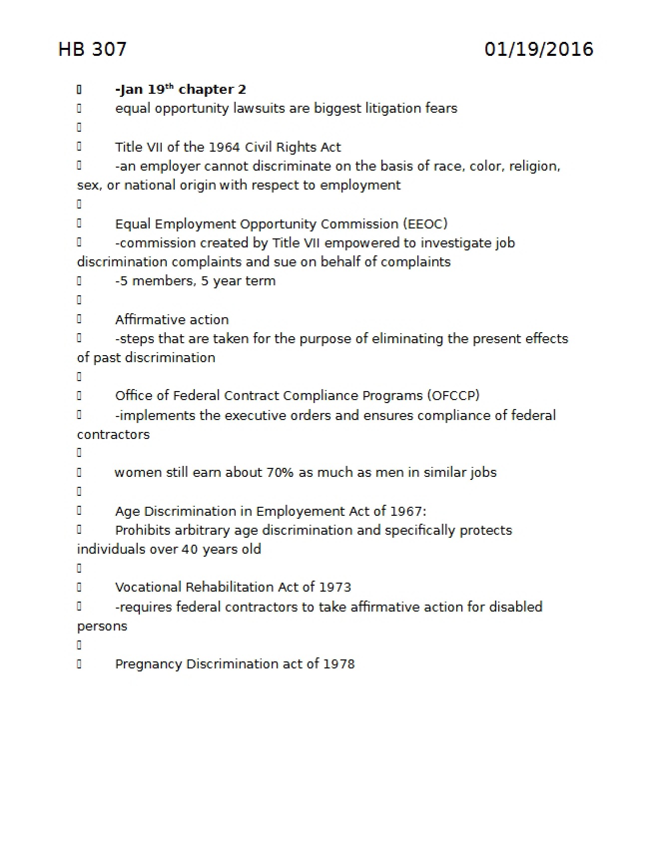 HB 307 Materials