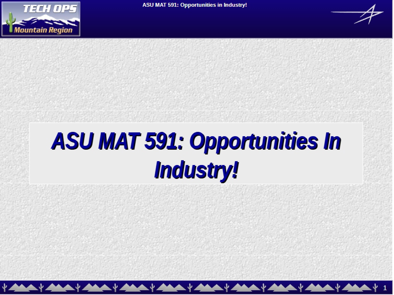 Industry Opportunities