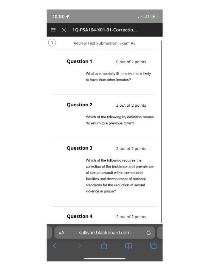PSA 164 Exam 3 Official Copy