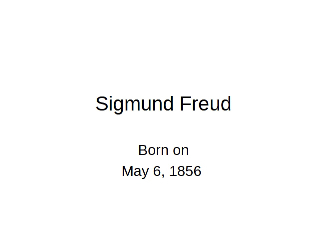 Freud, Sigmund