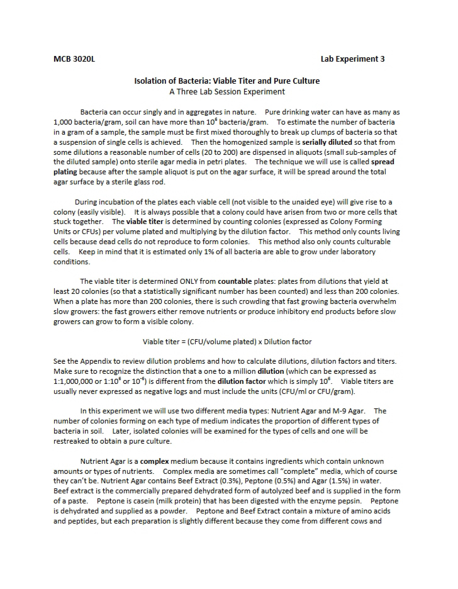 Course Framework and Syllabus