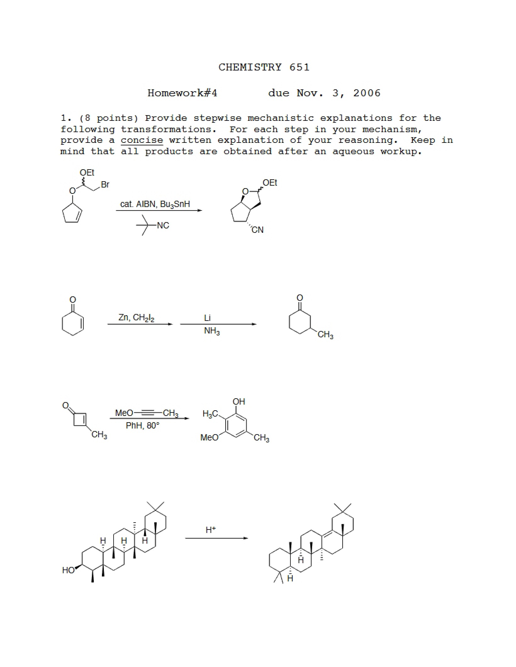 Fourth Homework