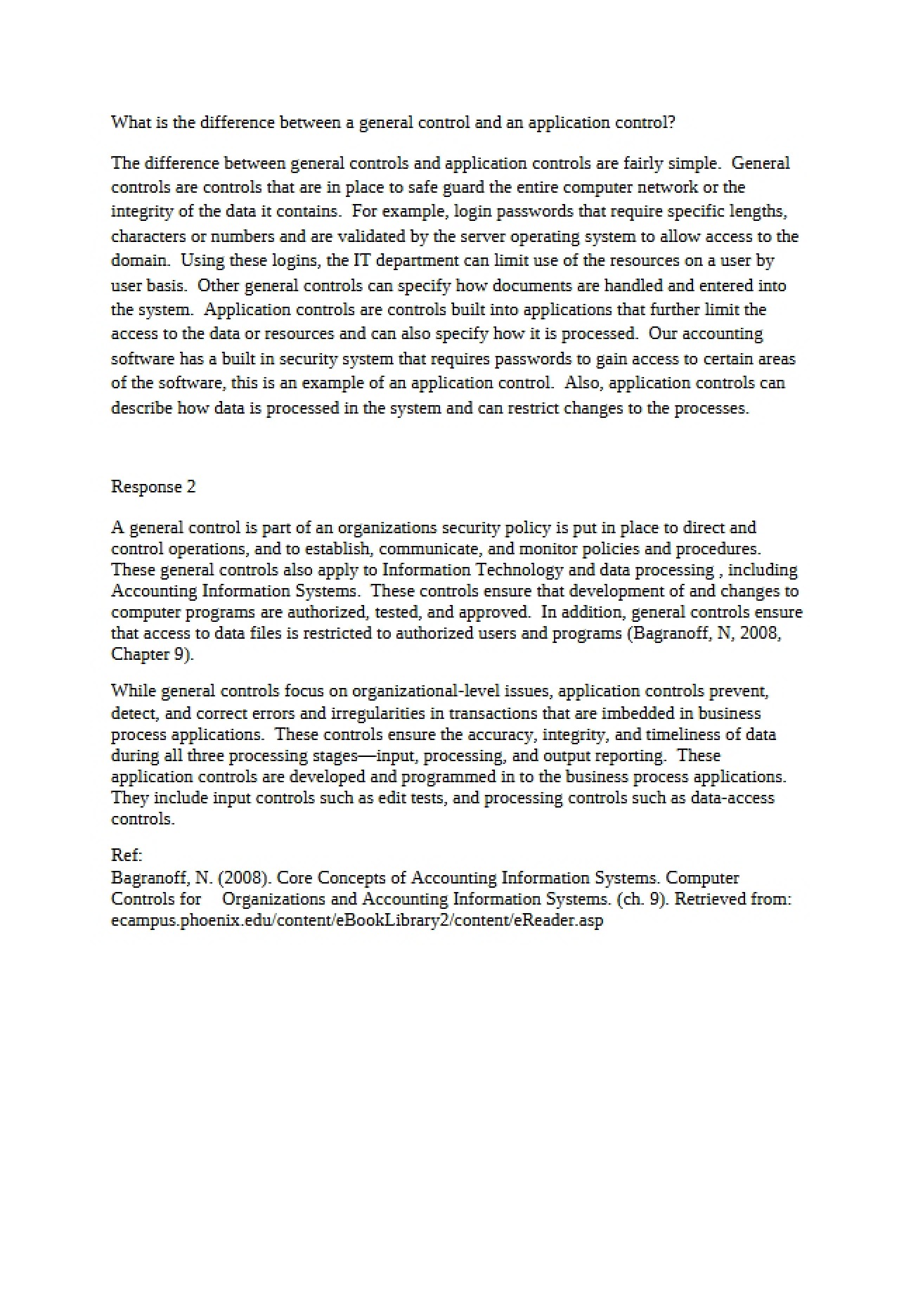 Essay on AIS