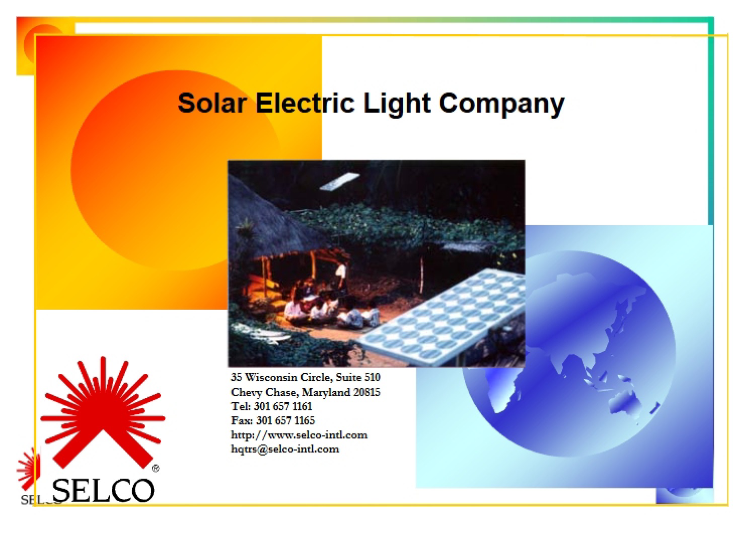 Company for Solar Electric Light