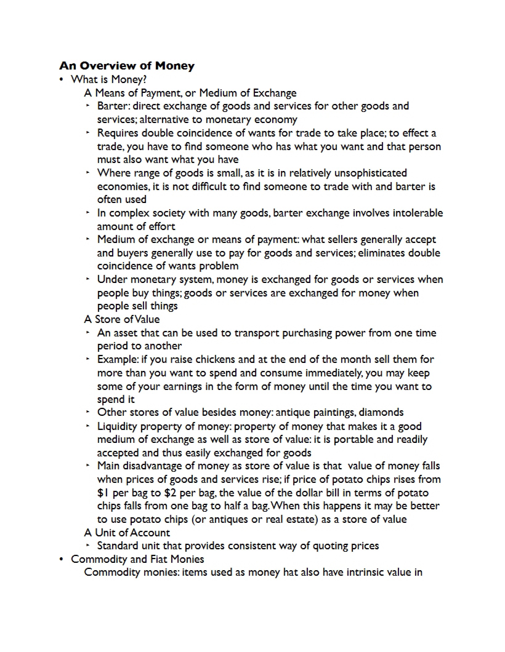 Money A Comprehensive Overview