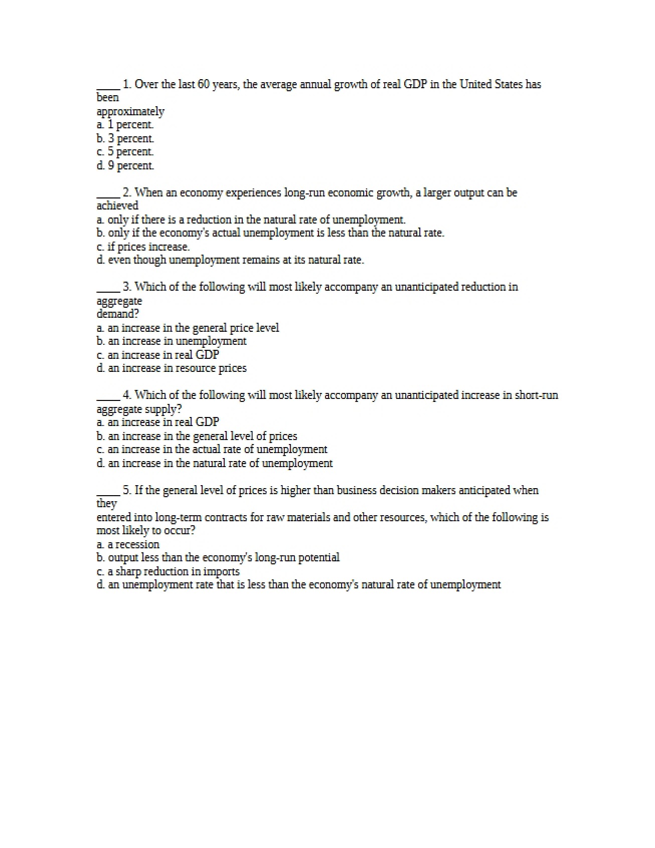 General Study Guide
