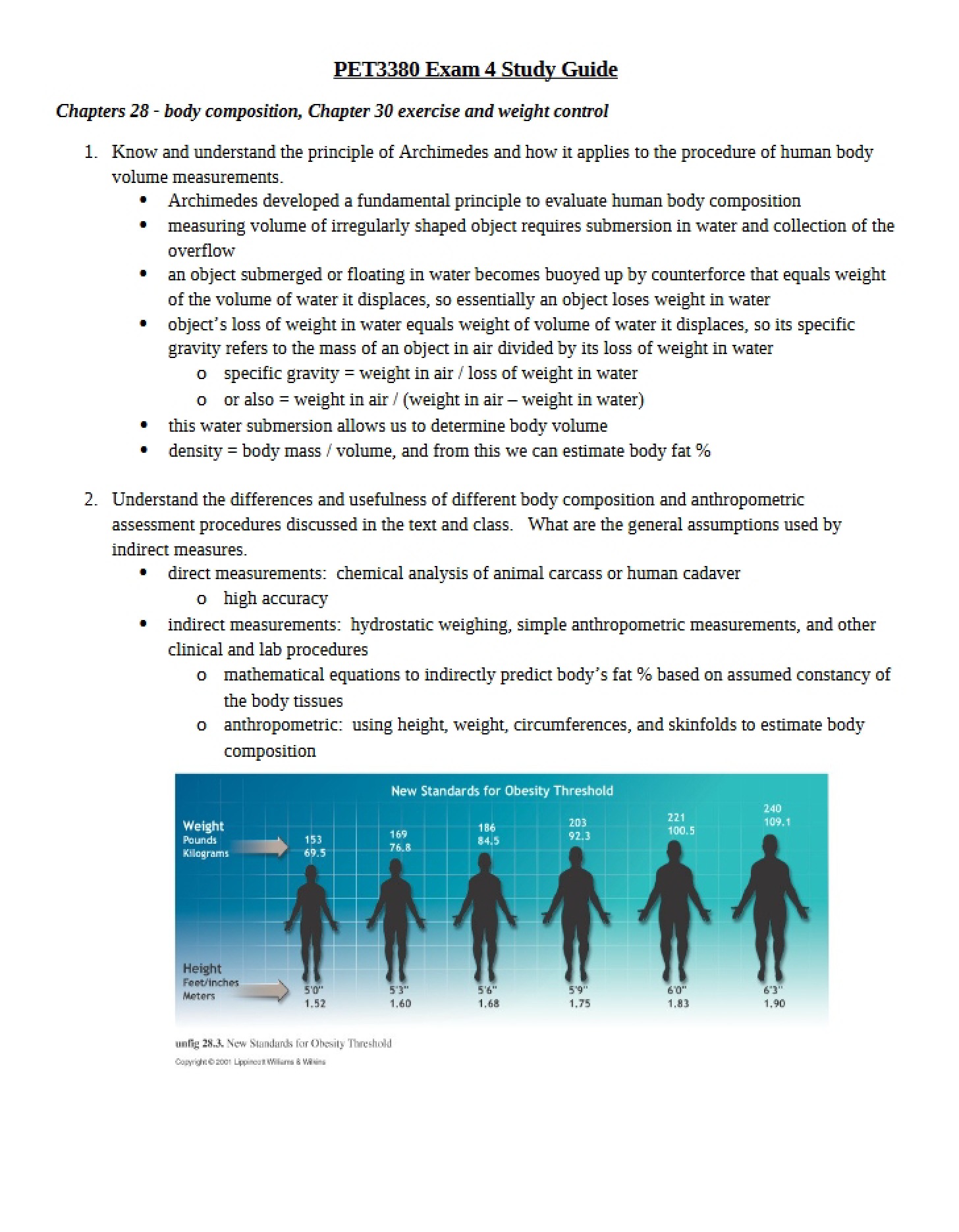 Guide Exam 4