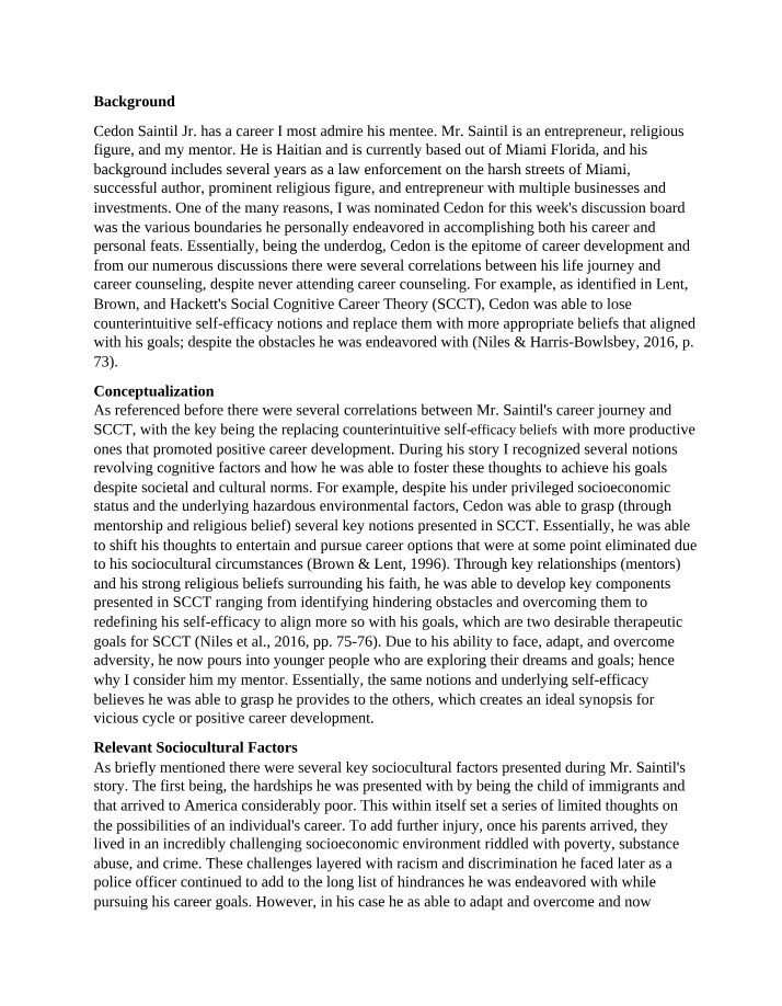 Overcoming Sociocultural Challenges in Career Development