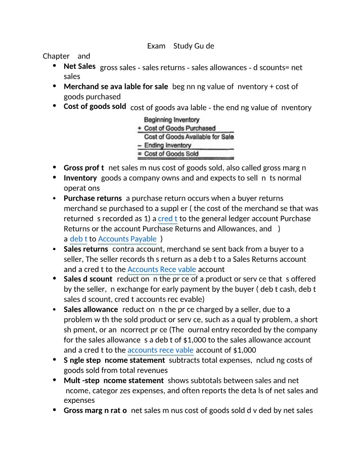 Exam 2 Study Guide - Money & Banking