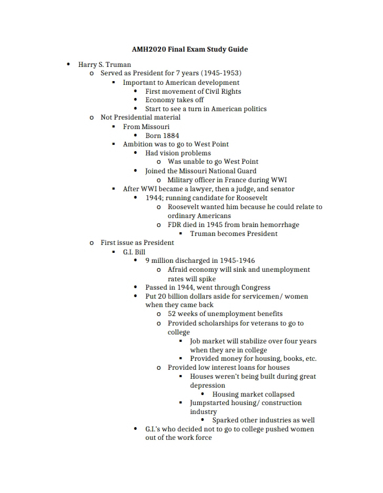 Year-End Comprehensive Proficiency Appraisal