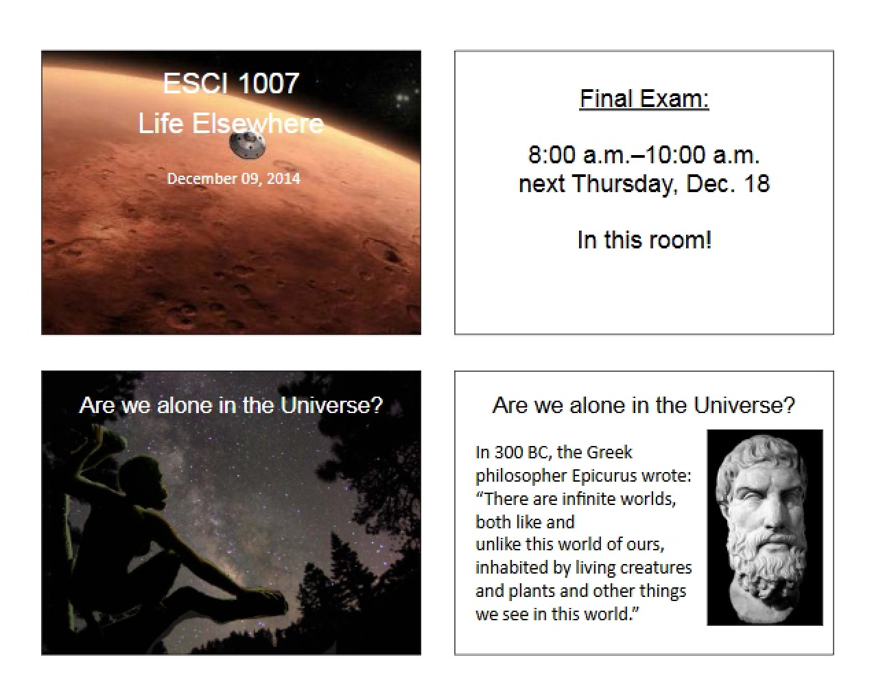 Extraterrestrial Life (Lecture 27)