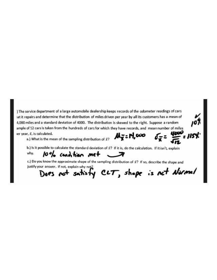 Problem on Sampling Distribution of the Mean
