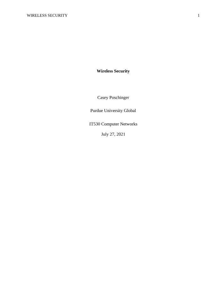 Wireless Security - Risks and Solutions