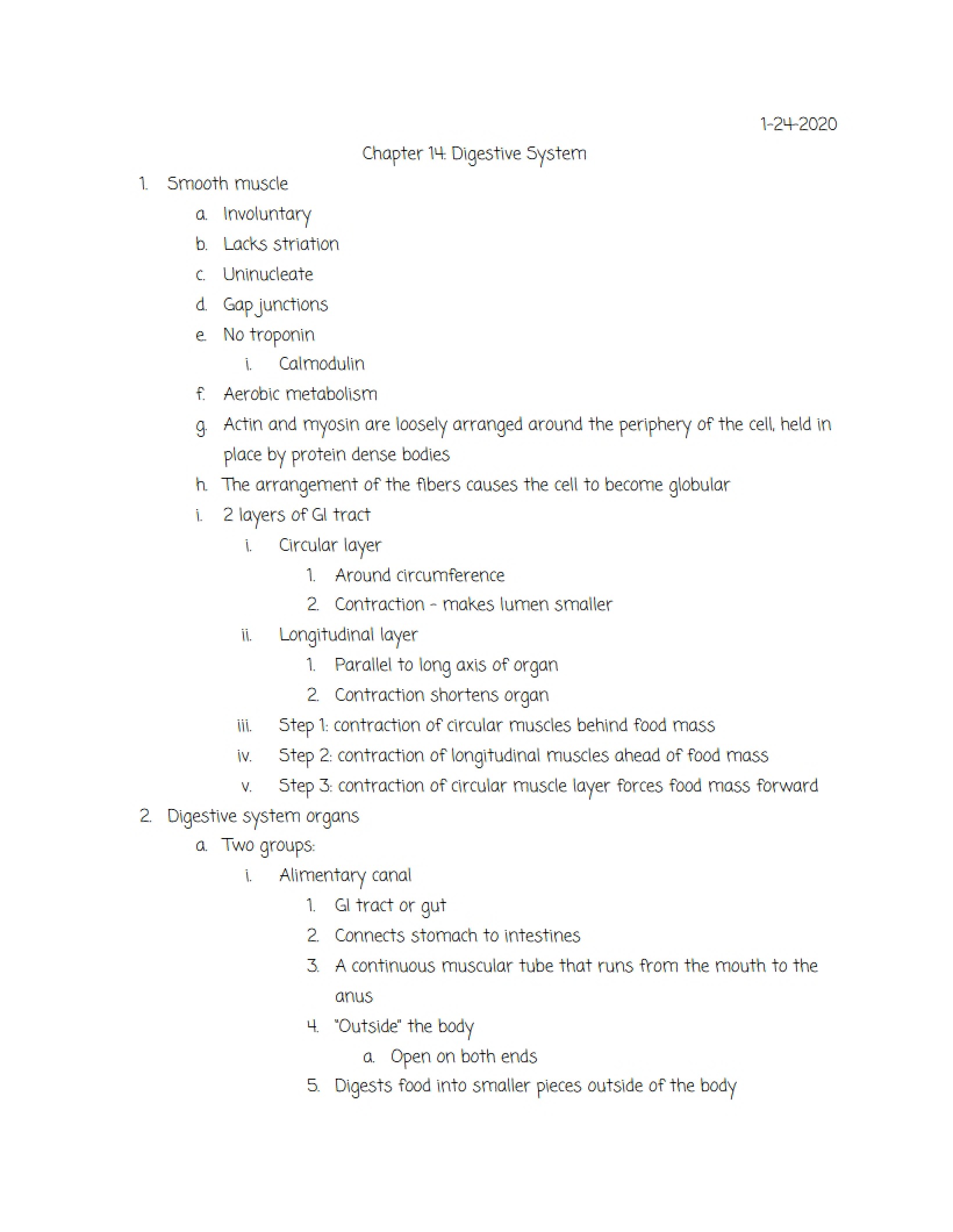 Digestive System Chapter 14