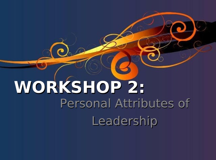 Presentation for Workshop 2