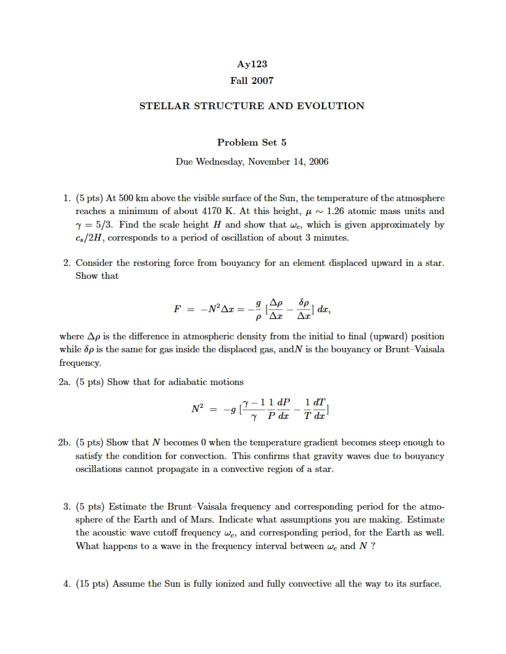 Evolution and Structure of Stars