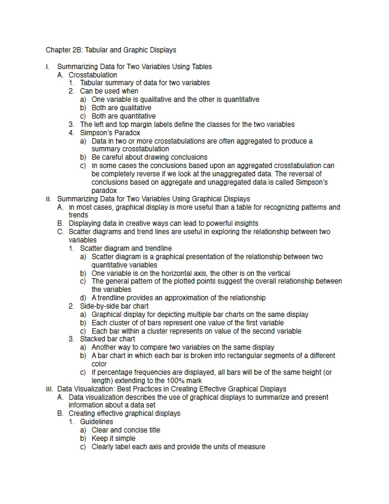 Second Chapter of Business Analytics I, Part B