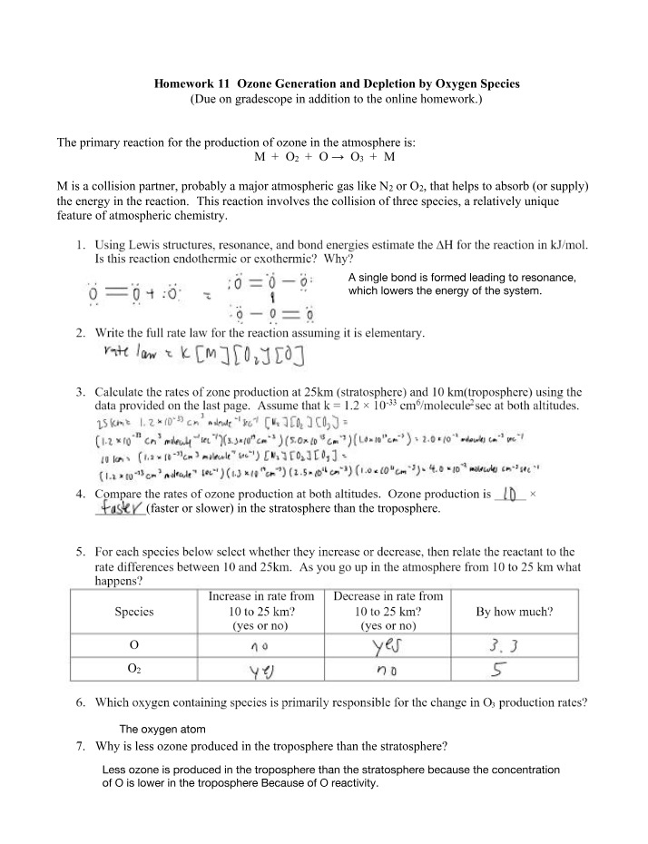 Homework 11 - Ozone Data and Calculations