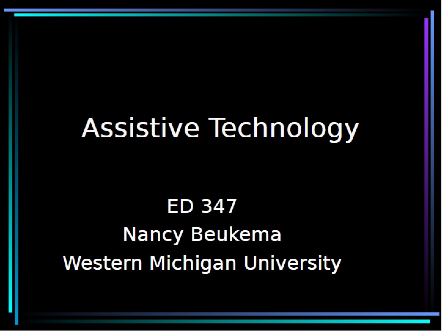 Technology for Assistance