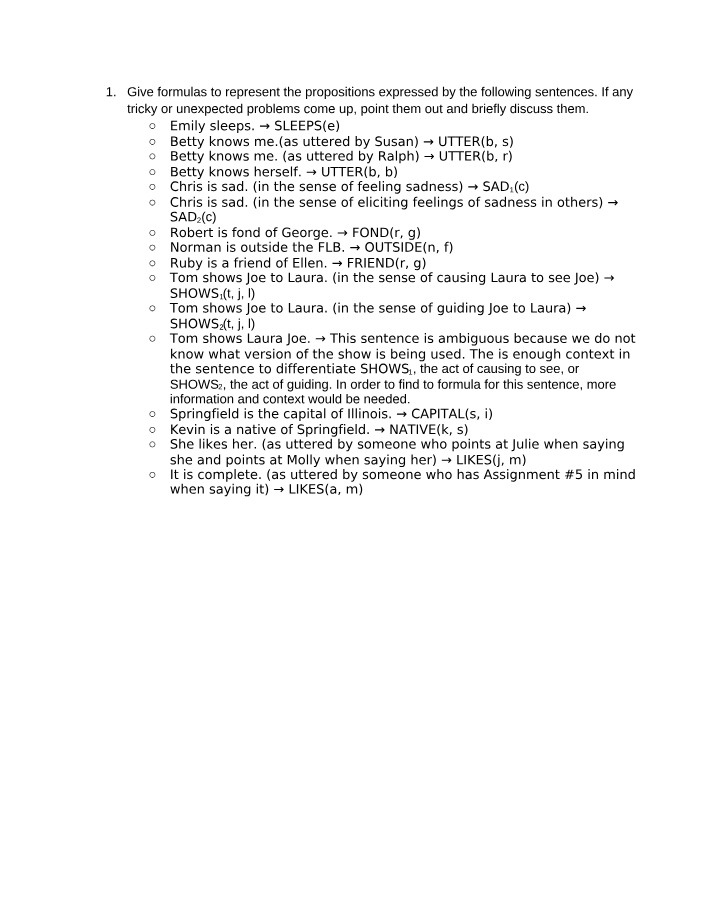 Propositions - Truth Tables, Sleep, Knowledge, and Sadness
