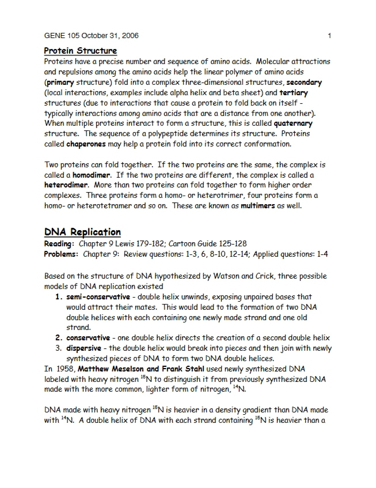 First Homework for a High-Speed Links Course, Spring 2010