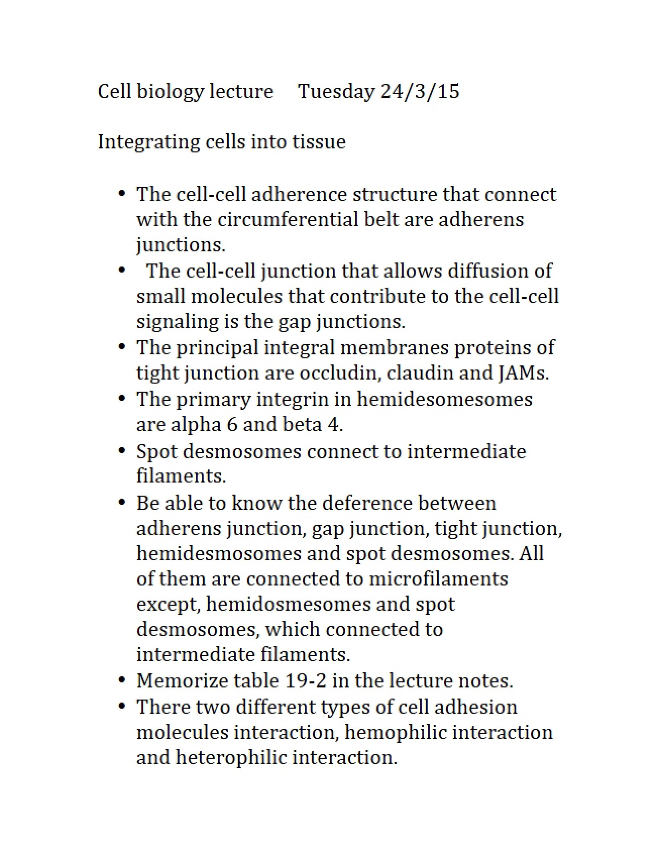 Cell Biology Lab Overview