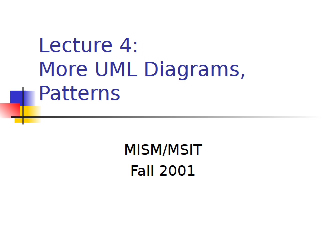OOAD Lecture Materials