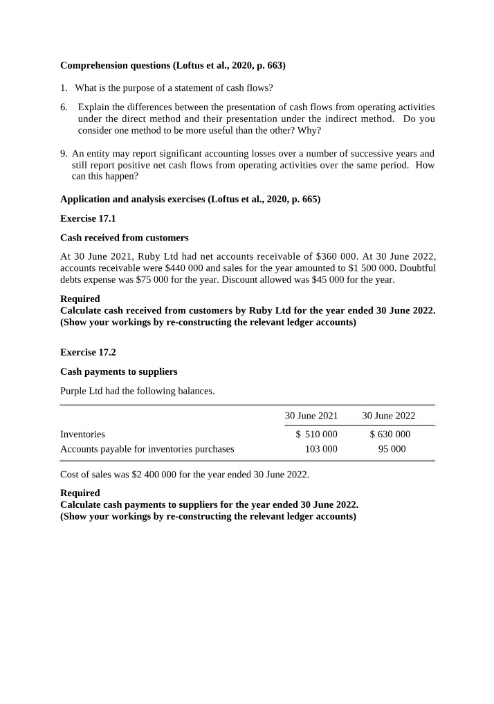 Purpose and Presentation Methods of Cash Flows