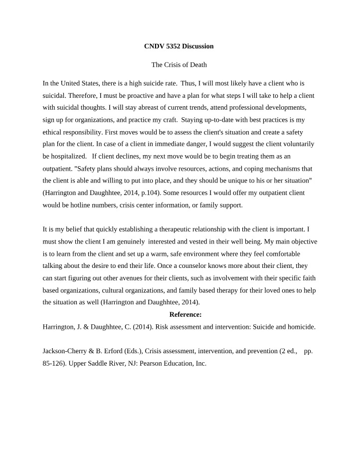 Understanding and Addressing the Crisis of Suicide and Death