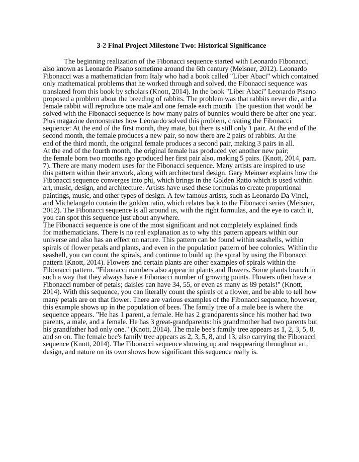 Final Project Milestone Two - Historical Significance