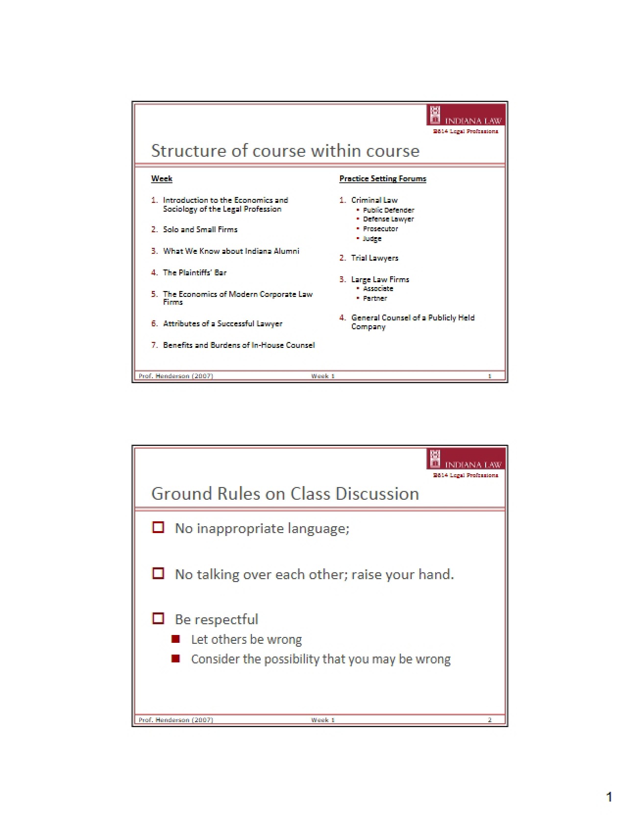 Course Structure Overview