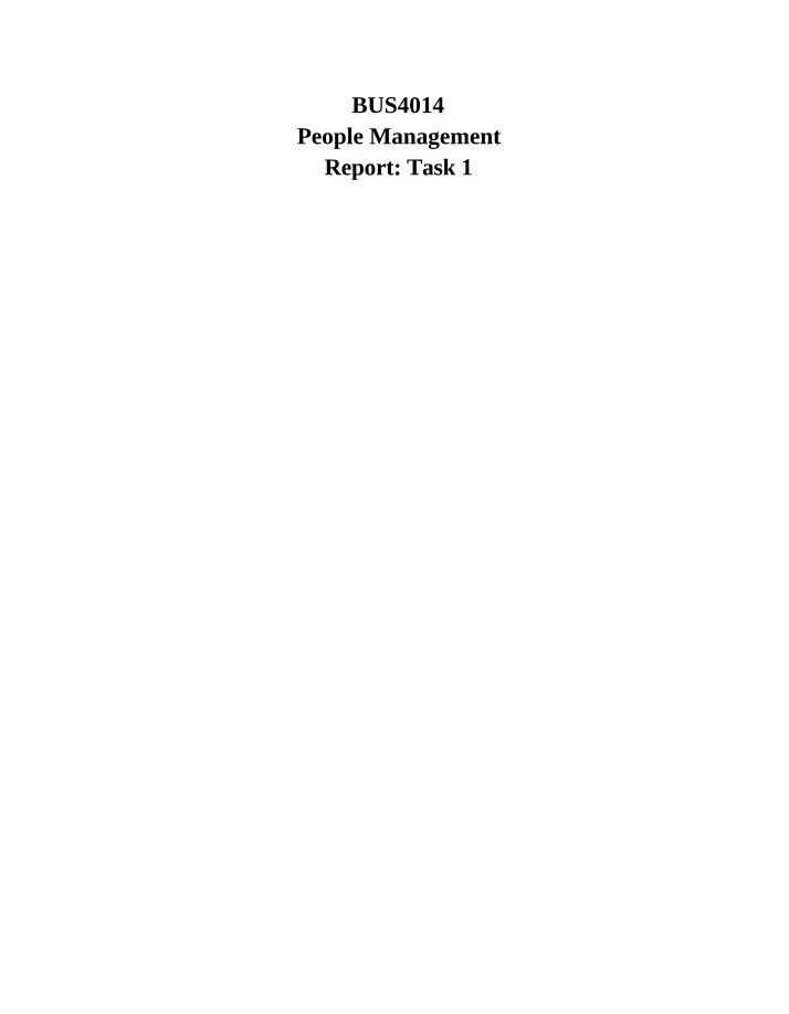 Effective Strategies for People Management in the Workplace