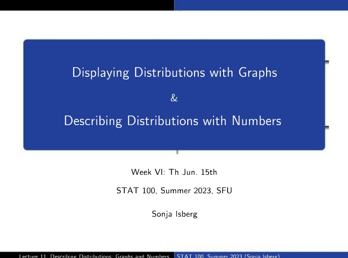 Stat 100 Lecture 11