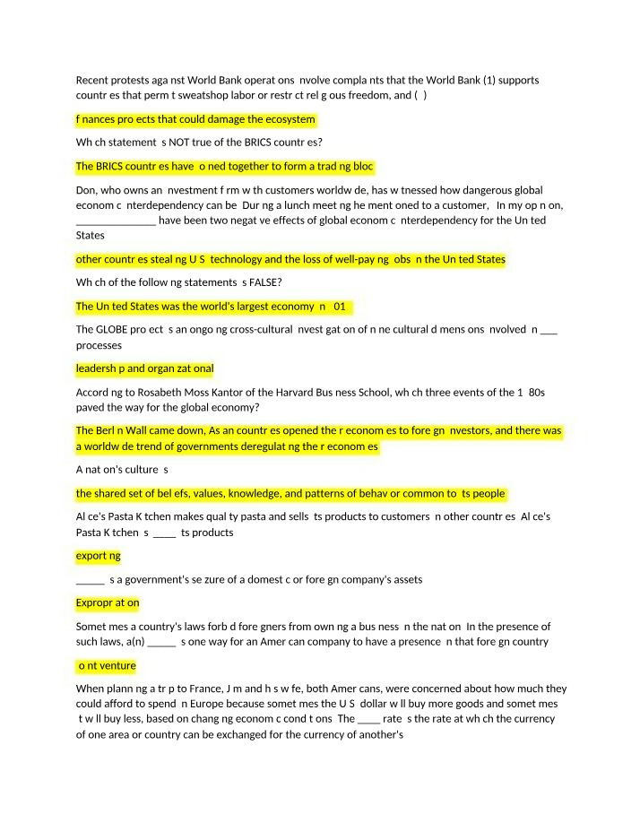 World Bank Protests - Sweatshop Labor and Ecosystem Damage