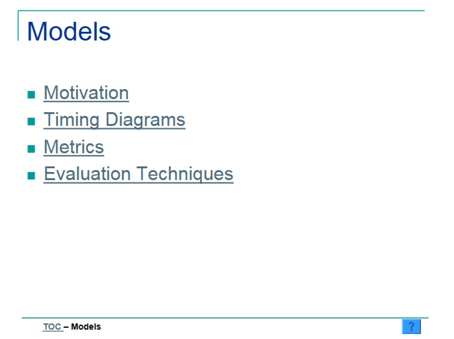 System Models