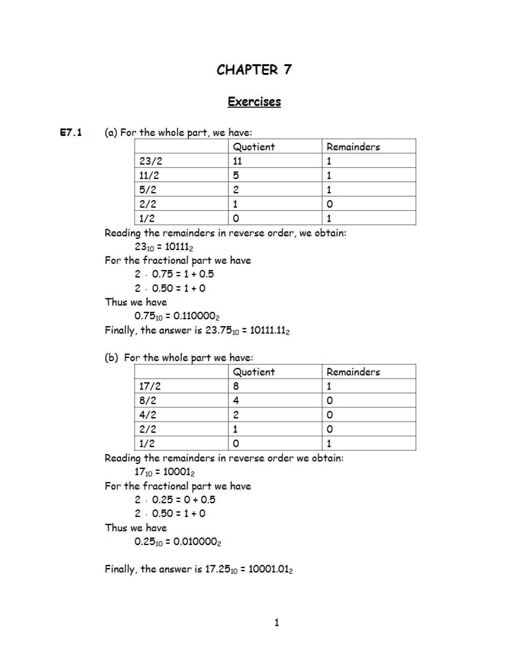 Seventh Chapter