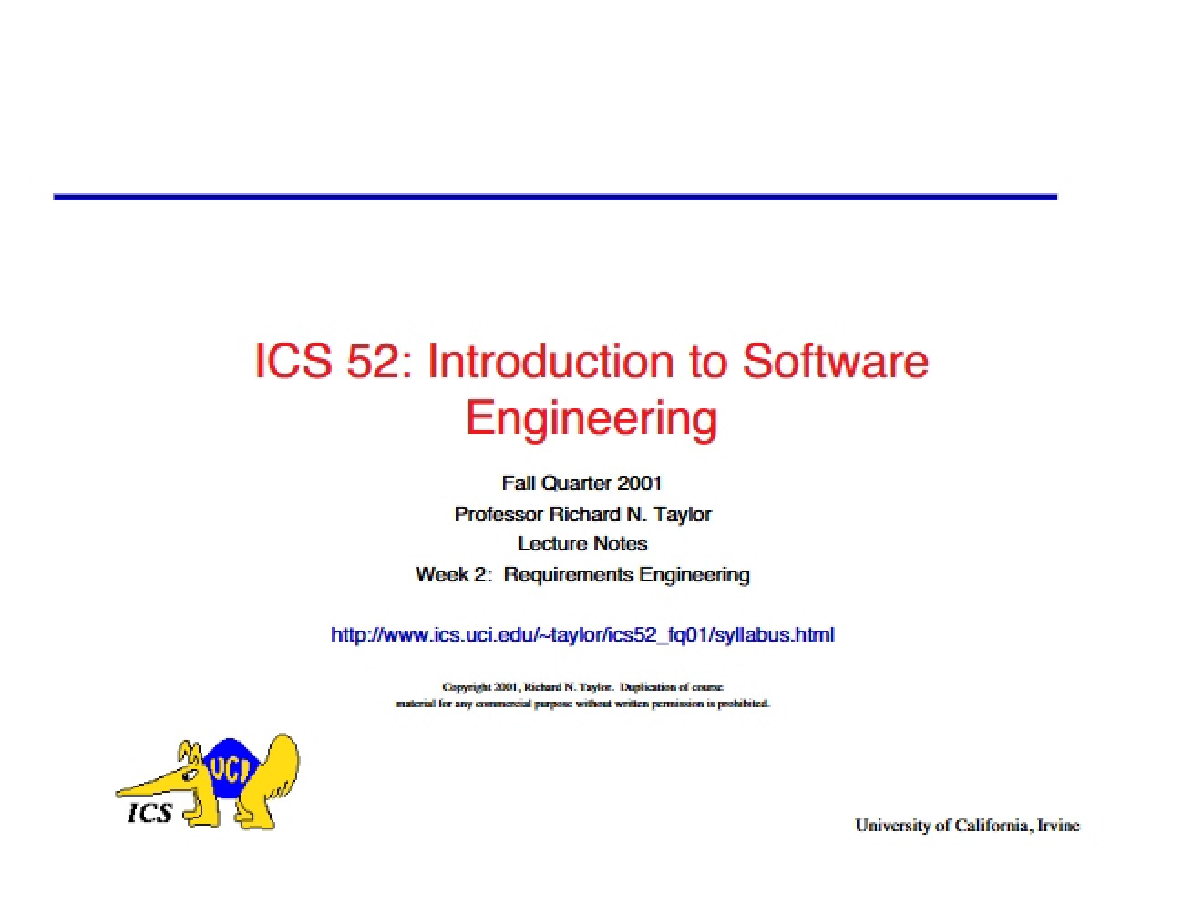 Course Notes (SE)