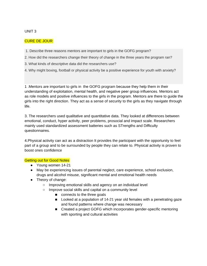 Boston Marathon Assignment - Sociology of Sport Notes