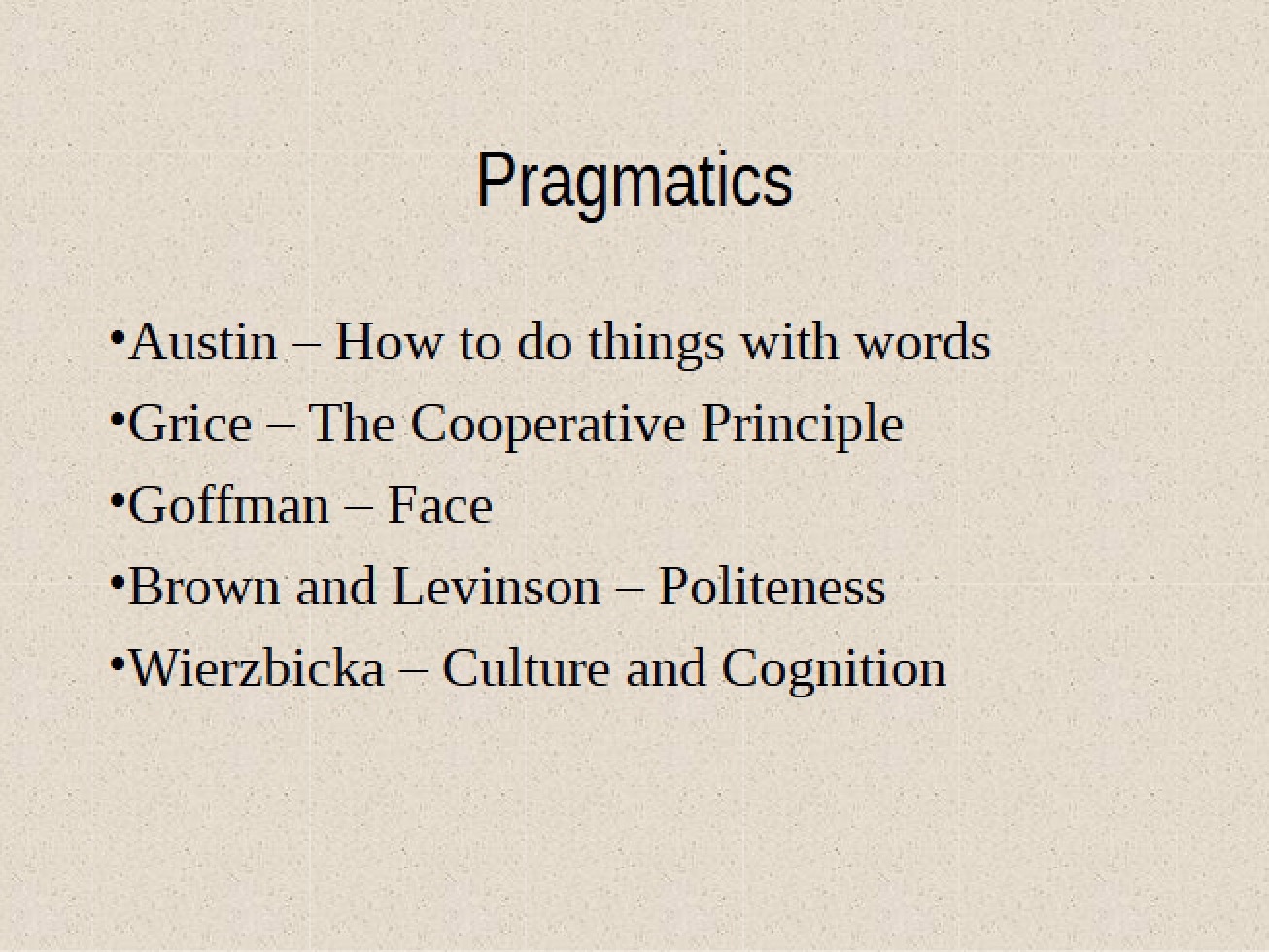 Pragmatics (14)