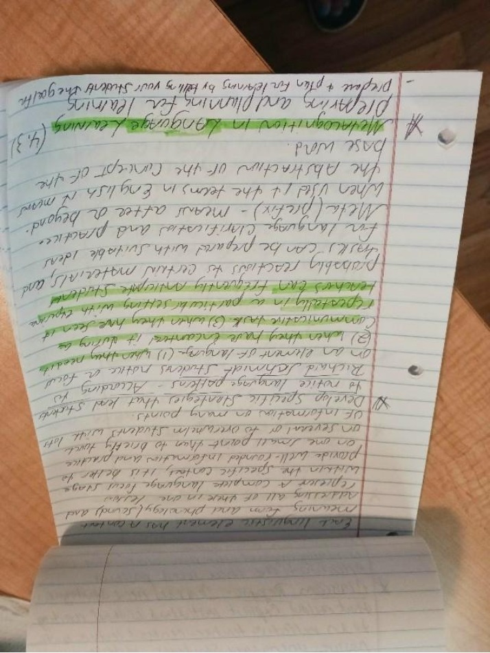 Notes on Metacognition in Language Learning