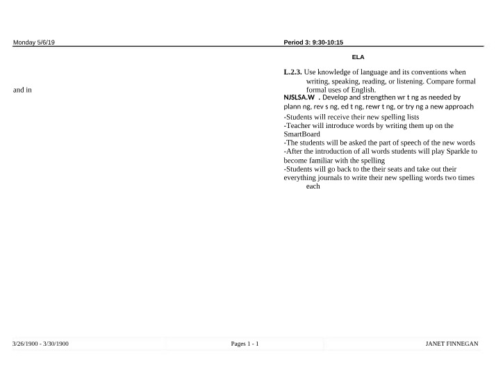 Writing Skills - Developing Language and Spelling